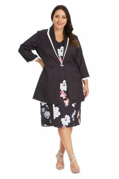 Sateen Jacket in Black
