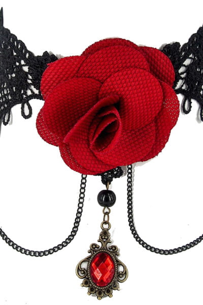 Vintage Rose Necklace