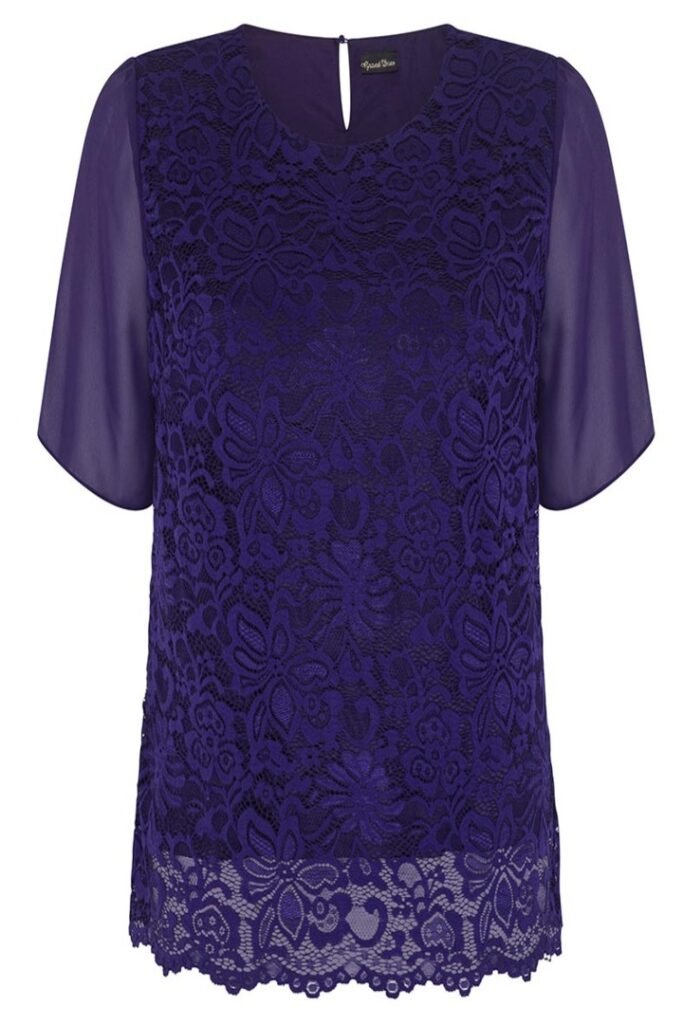 Lace-up Top & Draped Skirt 2Pcs