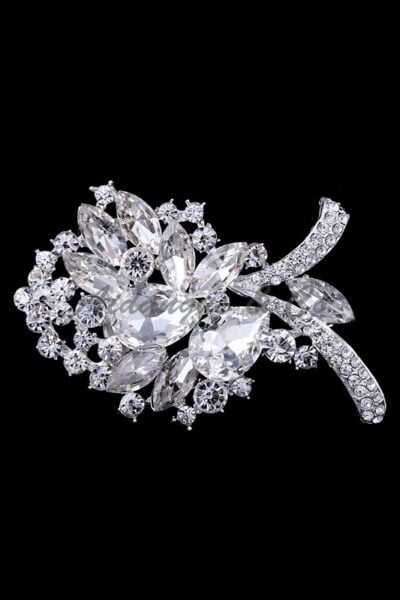 Crystal Brooch
