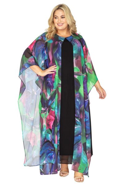 Luna Chiffon Overlay Dress